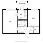 Rent 2 bedroom apartment of 50 m² in Rauma