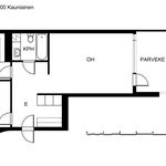 Vuokraa 2 makuuhuoneen asunto, 59 m² paikassa Kauniainen