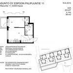 Rent 2 bedroom house of 38 m² in Espoo