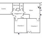 Appartement de 83 m² avec 3 chambre(s) en location à Bourg-lès-Valence