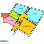 Affitto 3 camera appartamento di 80 m² in Bologna