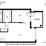 Rent 2 bedroom apartment of 45 m² in Hakunila