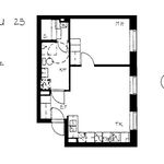 Rent 2 bedroom apartment of 39 m² in Kuopio