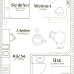 Rent 1 bedroom apartment of 43 m² in Frankfurt am Main