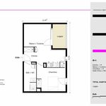 Appartement de 43 m² avec 2 chambre(s) en location à ST JEAN