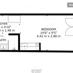 Rent 1 bedroom apartment of 19 m² in Villejuif