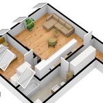 Rent 1 bedroom apartment of 52 m² in Uherské Hradiště