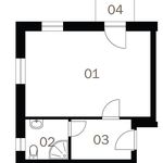 Pronajměte si 1 ložnic/e byt o rozloze 34 m² v Milovice