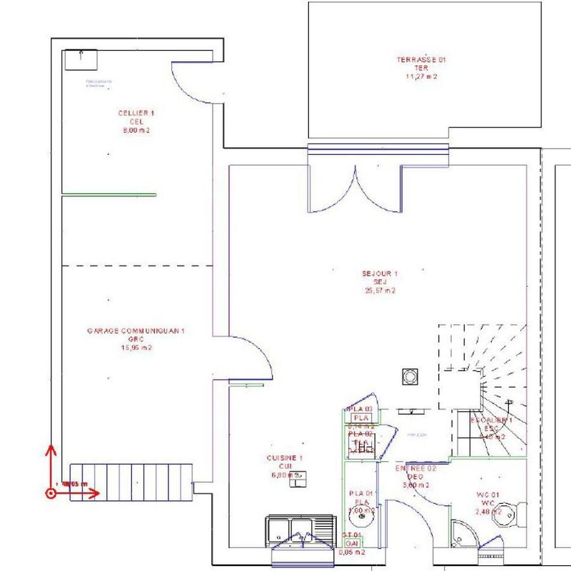 Location maison  pièce SOTTEVILLE SUR MER 75m² à 591.07€/mois - CDC Habitat Sotteville-sur-Mer