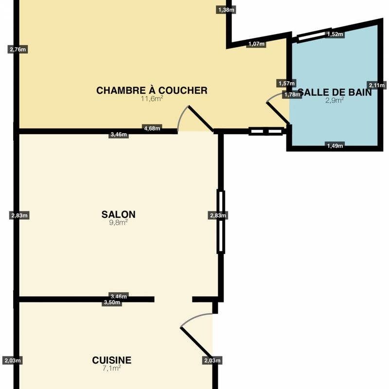 Maison 35 m² at Magagnosc (06520), France