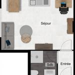 Appartement de 18 m² avec 1 chambre(s) en location à Saint Martin D Heres