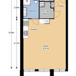 Huur 1 slaapkamer appartement van 45 m² in 's-Gravenhage