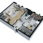 Rent 1 bedroom apartment of 46 m² in Forsheda