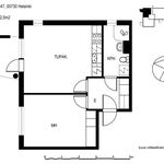 Rent 2 bedroom apartment of 42 m² in Tapanila,