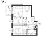 Wynajmij 2 sypialnię apartament z 46 m² w Warsaw