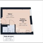 Appartement de 21 m² avec 1 chambre(s) en location à Nancy