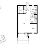 Rent 1 bedroom apartment of 39 m² in Lahti