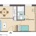 Miete 2 Schlafzimmer wohnung von 37 m² in Saarbrücken