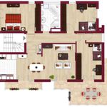 Miete 4 Schlafzimmer wohnung von 102 m² in Bickenbach