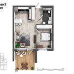 Rent 2 bedroom apartment of 48 m² in Nihtisilta,