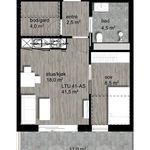 Rent 2 bedroom apartment of 42 m² in Trondheim