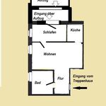 Rent 2 bedroom apartment of 47 m² in Kirchberg