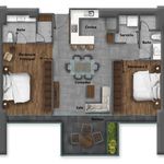 Rent 2 bedroom apartment of 123 m² in Morelia