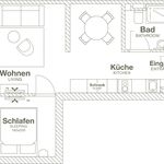 Rent 1 bedroom apartment of 43 m² in Frankfurt am Main