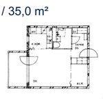 Vuokraa 1 makuuhuoneen asunto, 35 m² paikassa Kirkkonummi