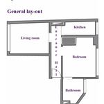 Appartement de 38 m² avec 2 chambre(s) en location à Courbevoie