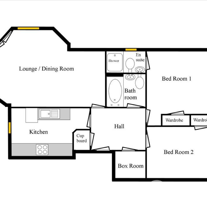 2 Bedroom House Share to Rent at Edinburgh, Gorgie, Hill, Sighthill, Slateford, England