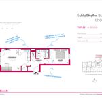 Miete 2 Schlafzimmer wohnung von 53 m² in Wien