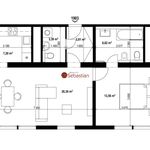 Rent 2 bedroom apartment of 59 m² in Teplice