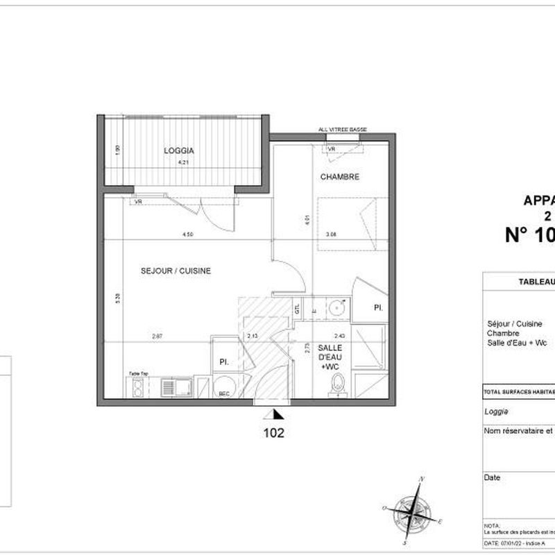 Appartement 2 pièces - 43m² - AGEN
