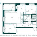 Rent 3 bedroom apartment of 61 m² in Turku