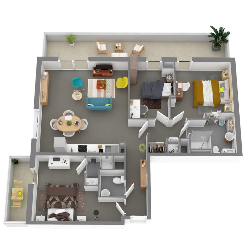 Location appartement  pièce POITIERS 86m² à 902.01€/mois - CDC Habitat Mignaloux-Beauvoir