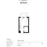 Rent 1 bedroom apartment of 22 m² in Spånga