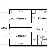 Rent 2 bedroom apartment of 62 m² in Risskov