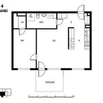 Rent 2 bedroom house of 55 m² in Viikki,