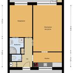 Huur 2 slaapkamer appartement van 54 m² in Bussum