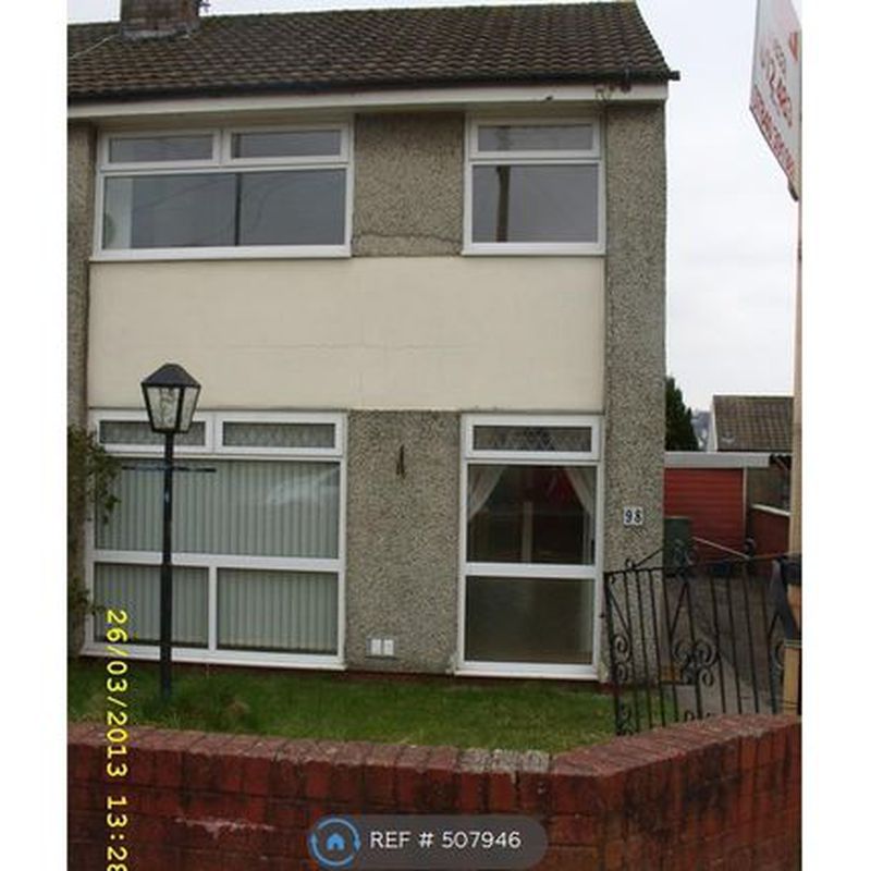 Semi-detached house to rent in St. Annes Gardens, Maesycwmmer, Hengoed CF82