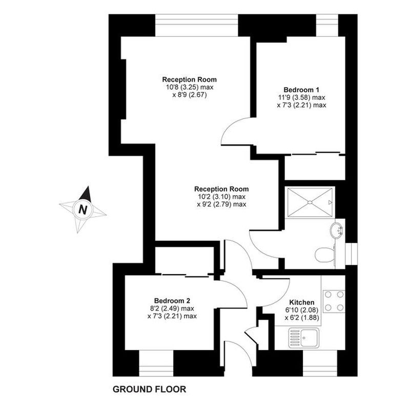 2 bedroom apartment to rent Maida Vale
