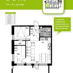 Rent 3 bedroom apartment of 56 m² in Vantaa