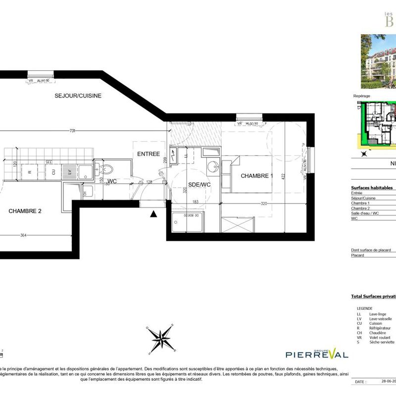 Location appartement  pièce ARPAJON 58m² à 877.12€/mois - CDC Habitat