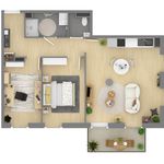 Appartement de 63 m² avec 3 chambre(s) en location à Wattrelos
