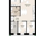 Rent 4 bedroom house of 88 m² in Vejle