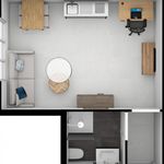 Appartement de 18 m² avec 1 chambre(s) en location à Saint-Martin-d'Hères