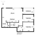 Rent 3 bedroom apartment of 93 m² in Greve