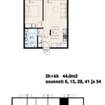 Vuokraa 2 makuuhuoneen asunto, 44 m² paikassa Lappeenranta