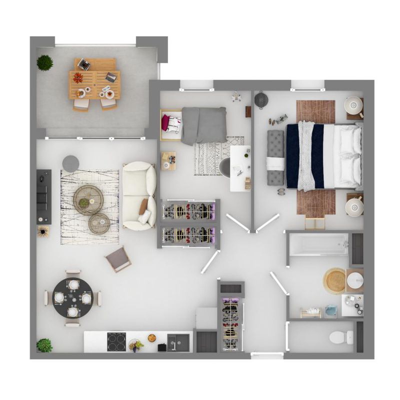 Location appartement  pièce MIRAMAS 63m² à 789.84€/mois - CDC Habitat Istres